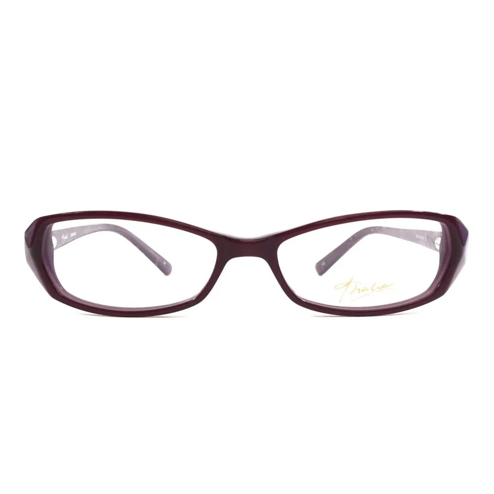 Thalia Petite Eyeglasses Frames CONCHA Purple Cat Eye Full Rim 50-15-135